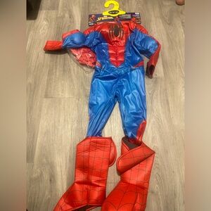 NEW Marvel's Spiderman Halloween Complete Costume - Size Child small 5-6